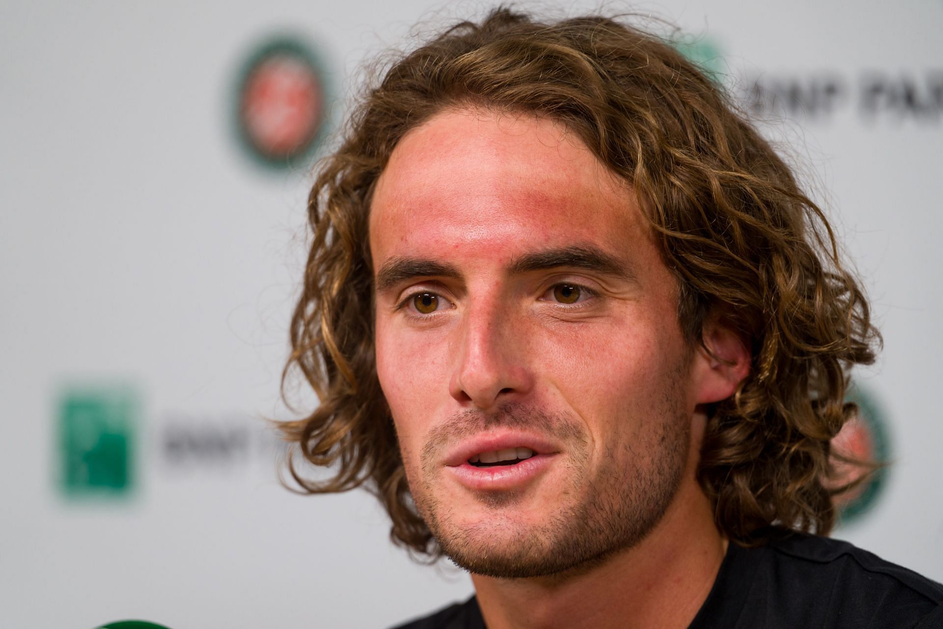 Stefanos Tsitsipas at the French Open this year - Image Source: Getty